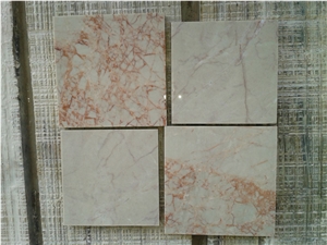 Rosalia Marble Tile, Turkey Pink Marble,12x12 Tile