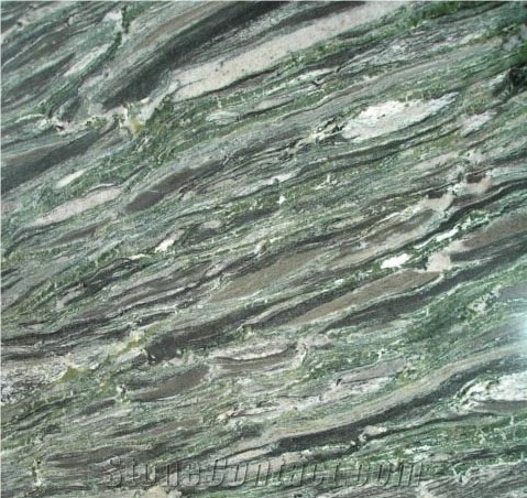 Sea Wave Granite Slabs & Tiles, China Green Granite