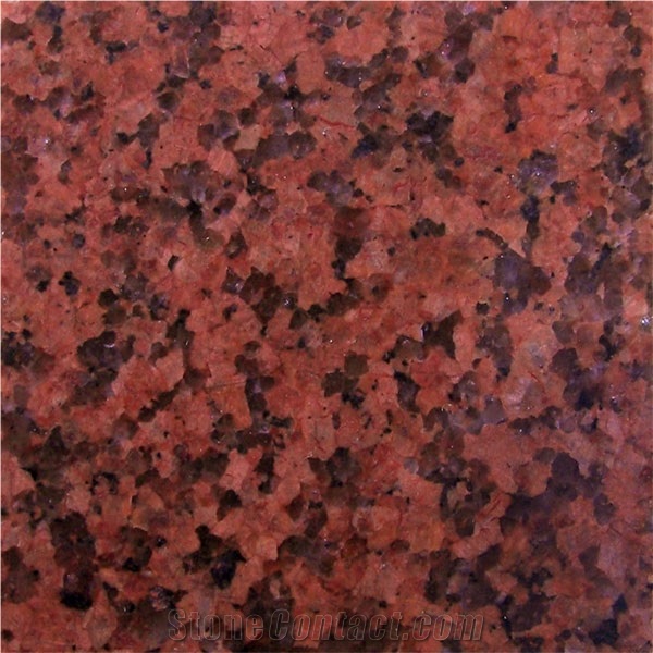 Red Galaxy Granite Slab