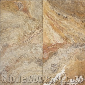Scabos Travertine Honed Filled Pattern