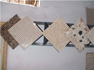 Storm Cloud Grey Marble Mosaic
