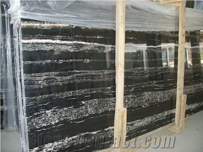 Silver Dragon Marble, China Black Marble Slabs & Tiles,Black Marble for Wall,Floor,Countertop