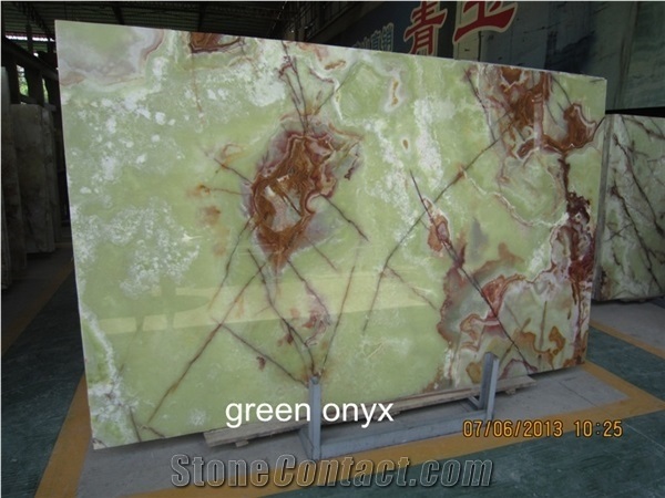 China High Quality Chinese Green Onyx Slab,Buliding Stone