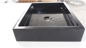 Guangxi Black Marble Wash Basin