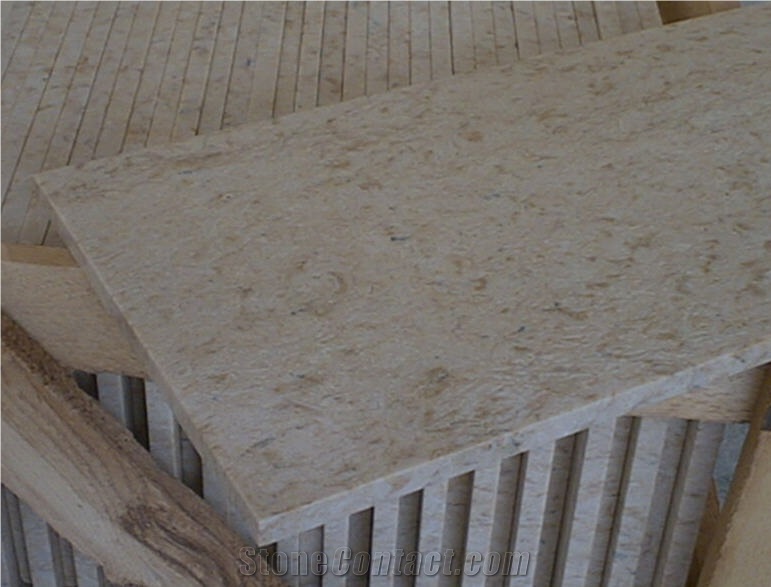 Breccia Sinai Brushed, Egypt Beige Limestone Slabs