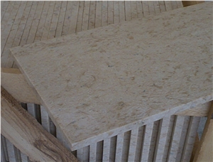 Breccia Sinai Brushed, Egypt Beige Limestone Slabs