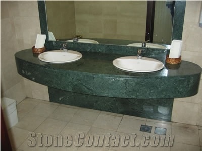 Antique Green Marble Bathroom Top