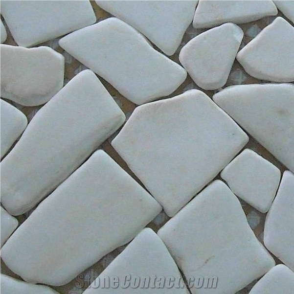 China White Mosaic, White Marble Mosaic