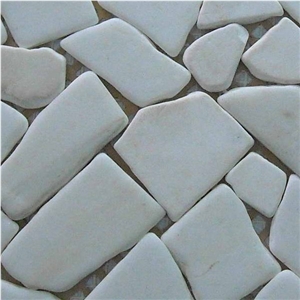 China White Mosaic, White Marble Mosaic