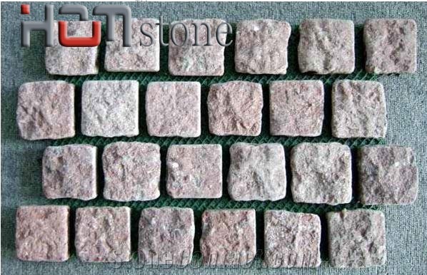 Dayang Red Granite Cobble Stone