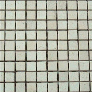 Limra Bianco Botticino Mosaic, Limra Beige Limestone Mosaic