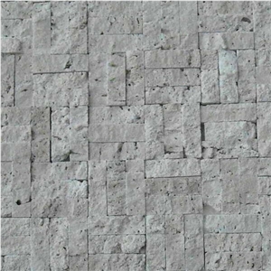 Persian White Travertine Mosaic, Hajiabad White Travertine Mosaic