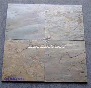 Vijaya Gold Slate Stone, California Gold Slate Tiles