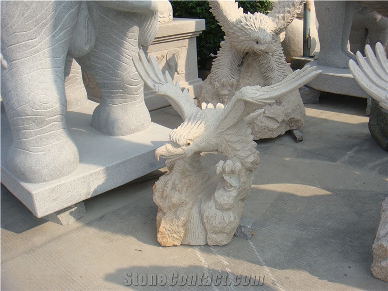 Animal Granite Sculpture, Eagle Granite Sculpture