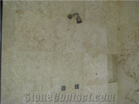 Coral Stone Shower Wall, Coralina Beige Coral Stone Wall Tiles