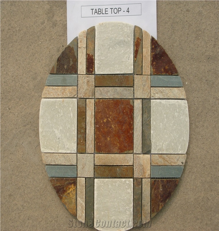 Natural Stone Mosaic Tabletop