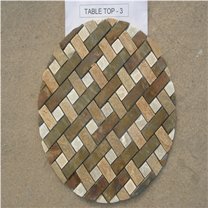 Natural Stone Mosaic Tabletop