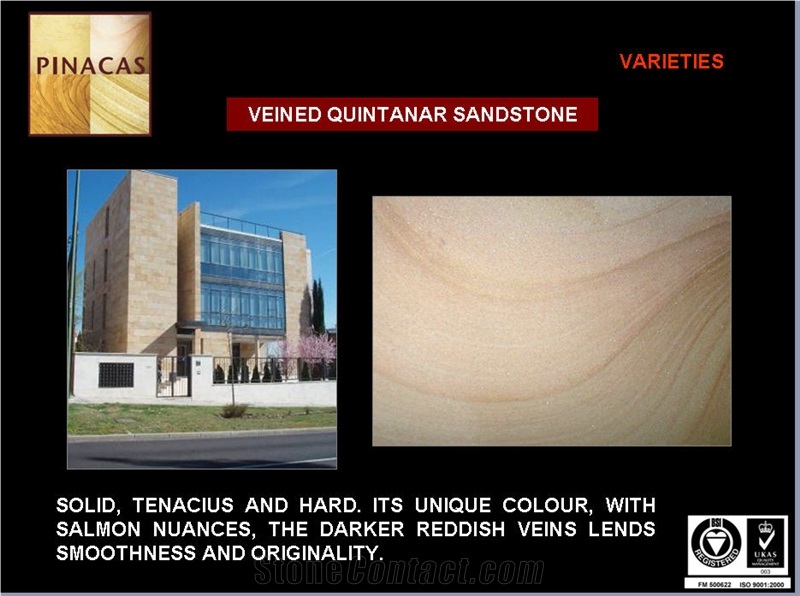 Veined Quintanar Beige Sandstone Facade