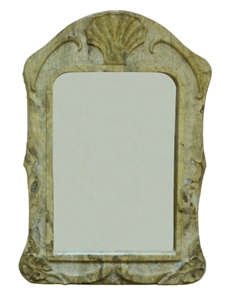 Marble Carved Mirror Frame, Slawniowice Zlote Yellow Marble Mirror Frame