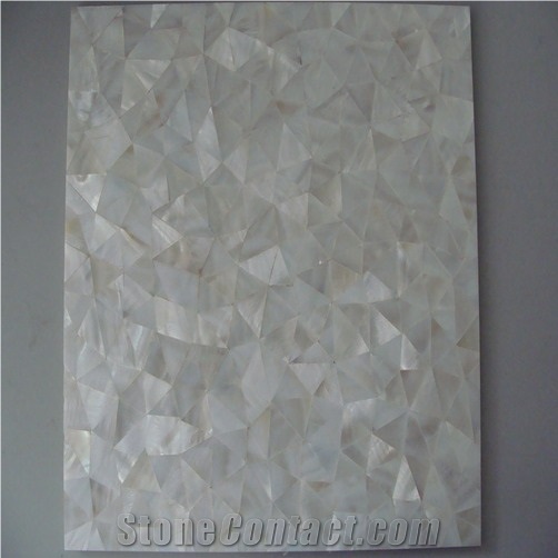 DL 020 Freshwater Shell TileIrregular Triangular S