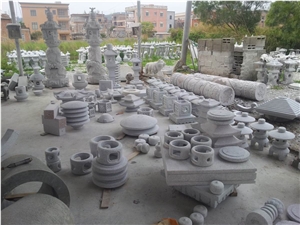 DL Stone Lantern, White Granite Lantern