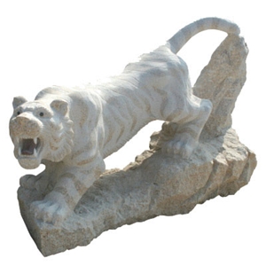 Animal Sculpture A03, Beige Sandstone Animal Sculpture