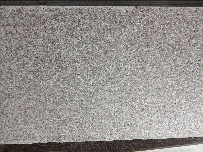 Flamed G687 Granite Flooring Tiles, Peach Purse Granite Floor Covering