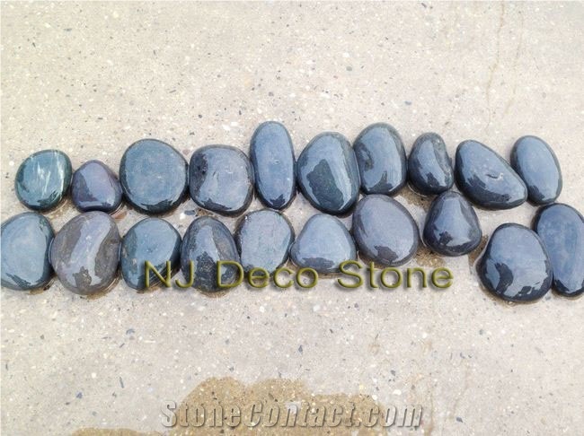 Gray Natural Pebble Stone, Grey Sandstone Pebble Stone