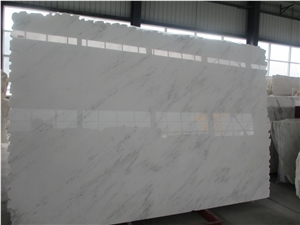 White Marble Slab Chinese Calacata Slab, White Marble