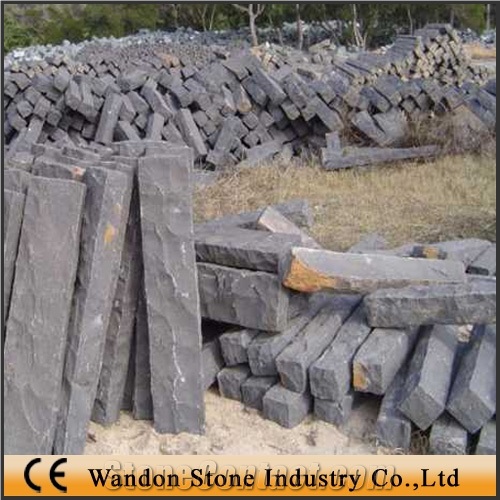 Basalto Stone Pillar, Black Basalt Pillar from China
