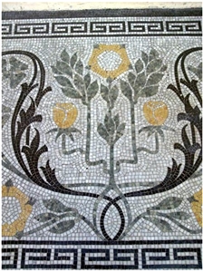 Refurbishment Mosaic Floor Medallion