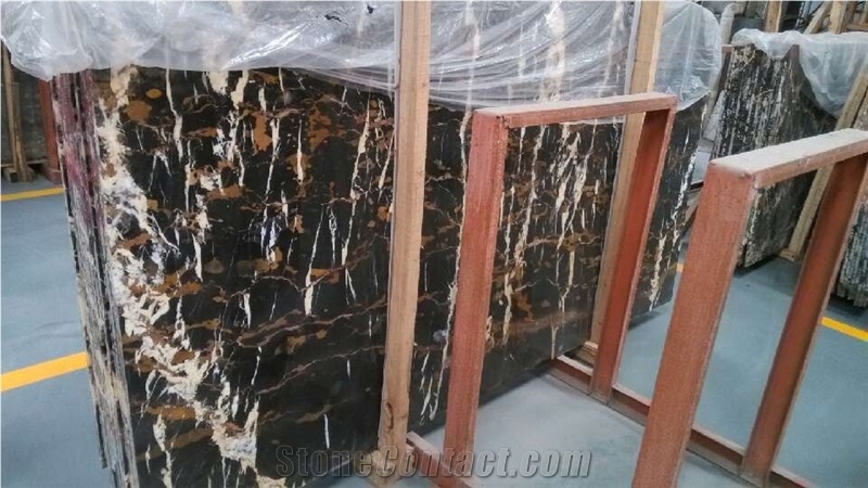 Good Price Portoro Marble Afghanistan Slabs & Tiles, Afghanistan Brown Marble