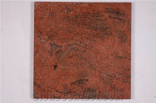 Multicolor Red Granite Tiles, India Red Granite
