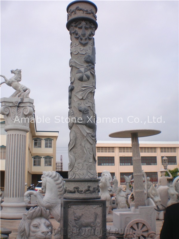 Granite Relief Columns