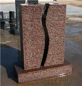 Red Granite Water Feature