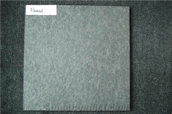 Flamed Basalt Tile, China Grey Basalt Slabs & Tiles