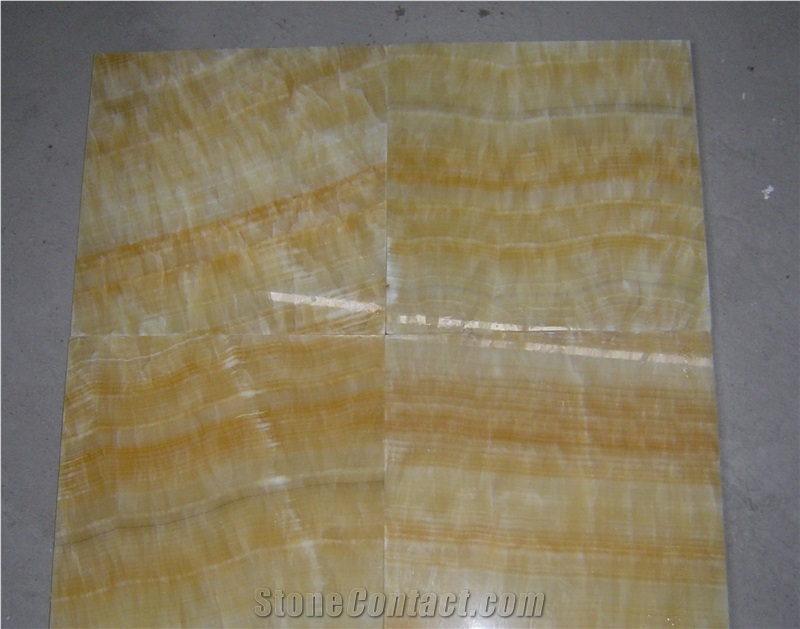 Chinese Onxy Yellow Tile, China Yellow Onyx