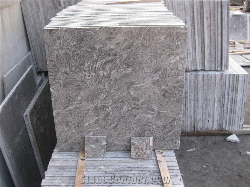 Chinese Overlord Flower Marble, China Grey Marble