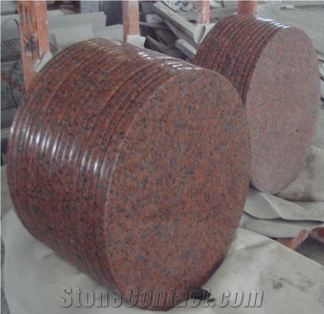 Polished G562 Maple Red Granite Table Top