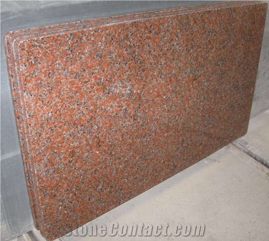 Polished G562 Maple Red Granite Table Top
