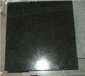 Polished G684 Black Basalt Tile