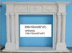 China Marble Fireplace Mantel