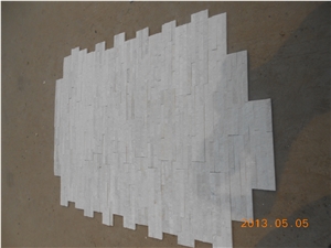 White Natural Quartzite Culture Stone