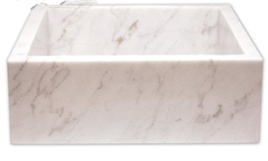 Natural Stone Sinks, White Marble Sinks