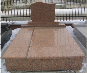 Red Granite Monument & Tombstone