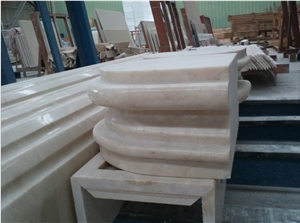 Beige Color Marble Pillars and Column