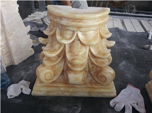Honey Onyx Column Cap