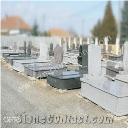 Chinese Origin Tombstone Manufacturer, Grey Granite Tombstone