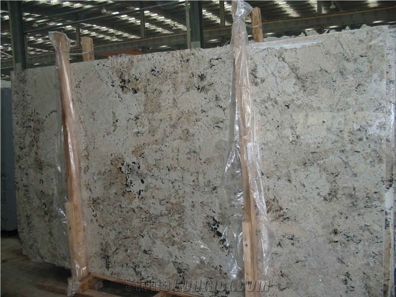 Delicatus Granite Tile and Slab, Brazil Yellow Granite