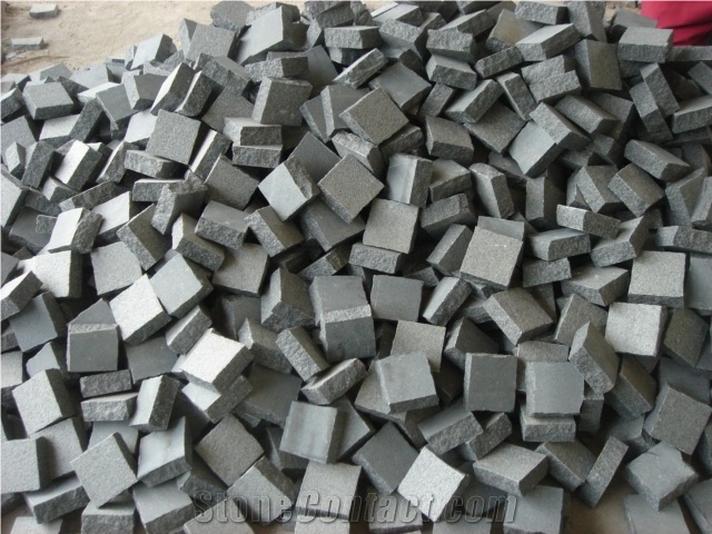 G654 Granite Natural Split Cubes,China Black Granite Cubes